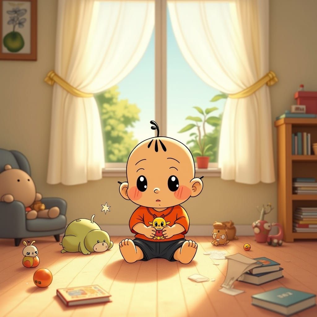Cherubic Shinchan Finds Joy in Childhood Wonder