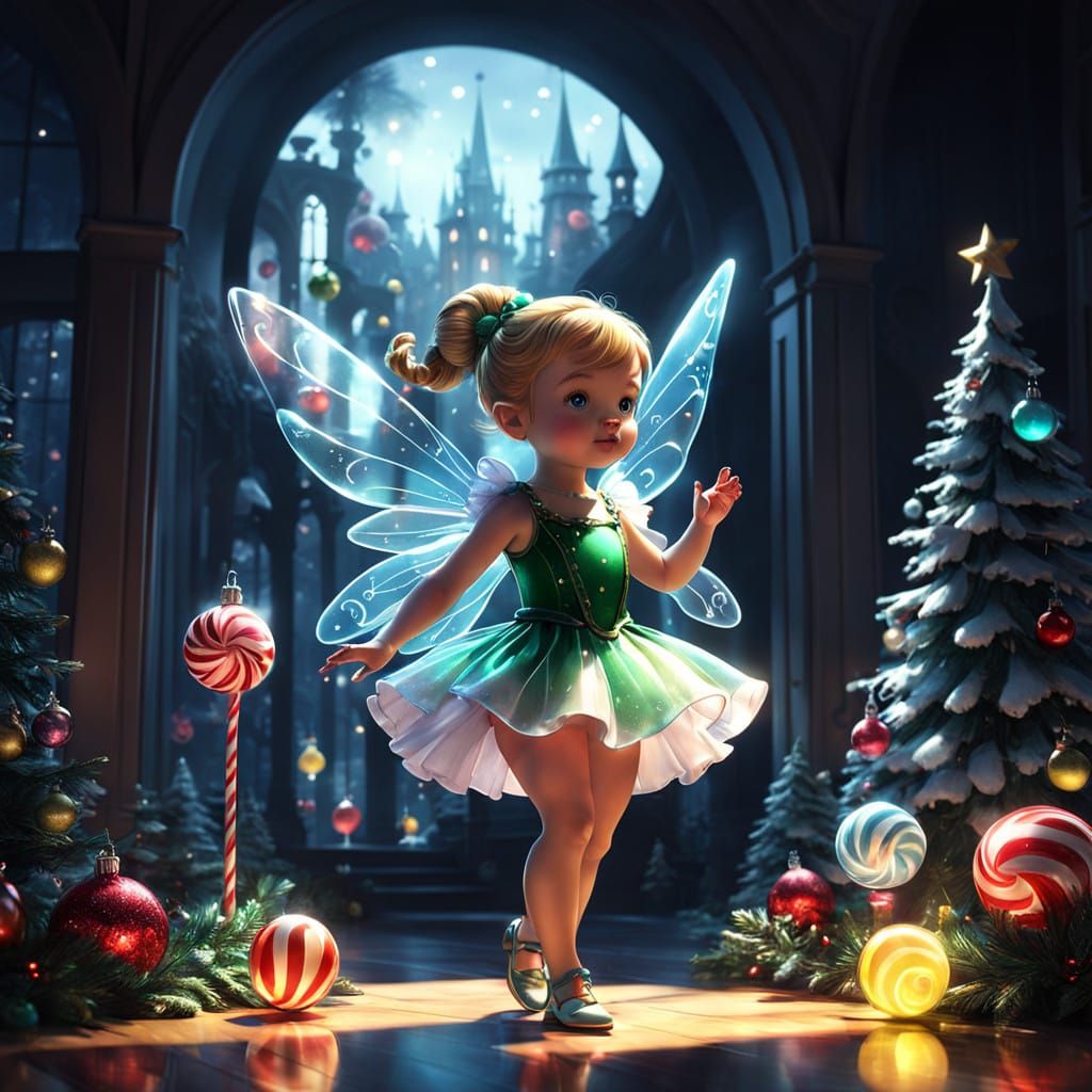 Stunning Glass Fairy Delights in Whimsical Christmas Wonderl...