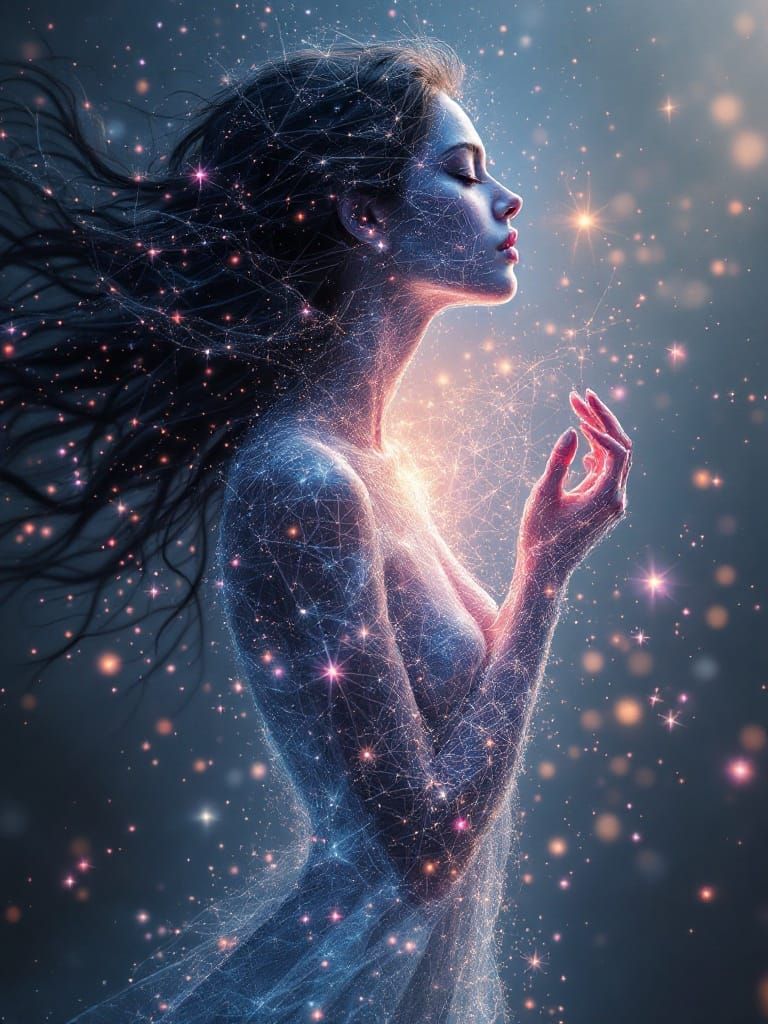 Mystical Crystal Entity Materializes