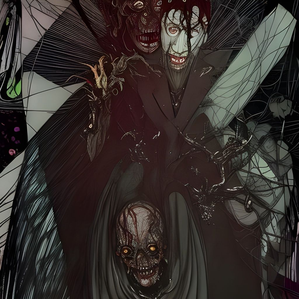 Hyperdetailed Horror Evil Genius Concept Art