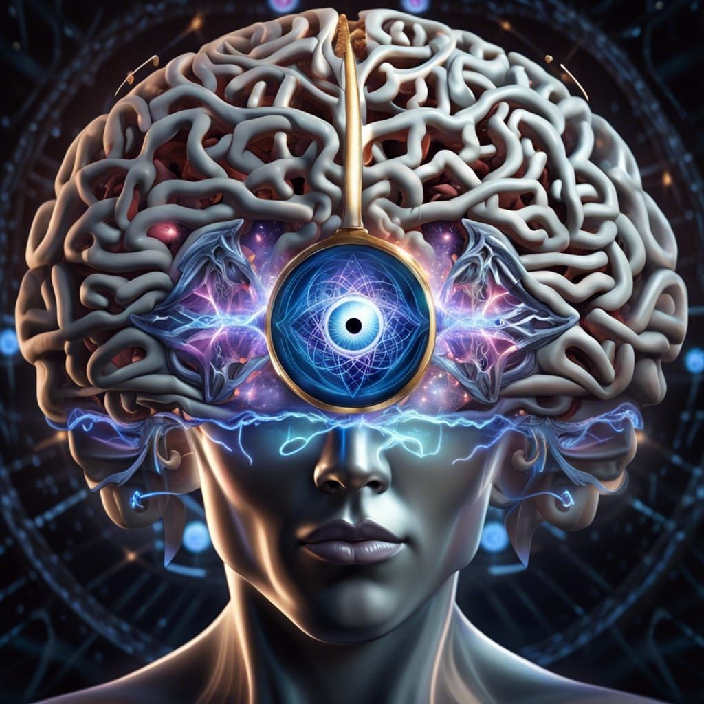 Brain Interdimensional Portal: A Symbolic AI Image