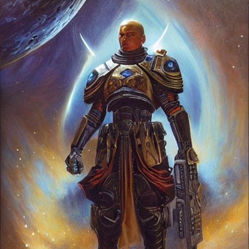 Astartes in Oil Painting Style
