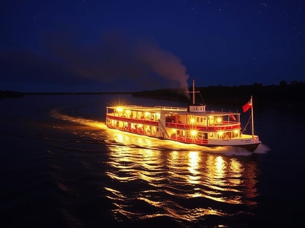Mississippi River Under Morning Sun