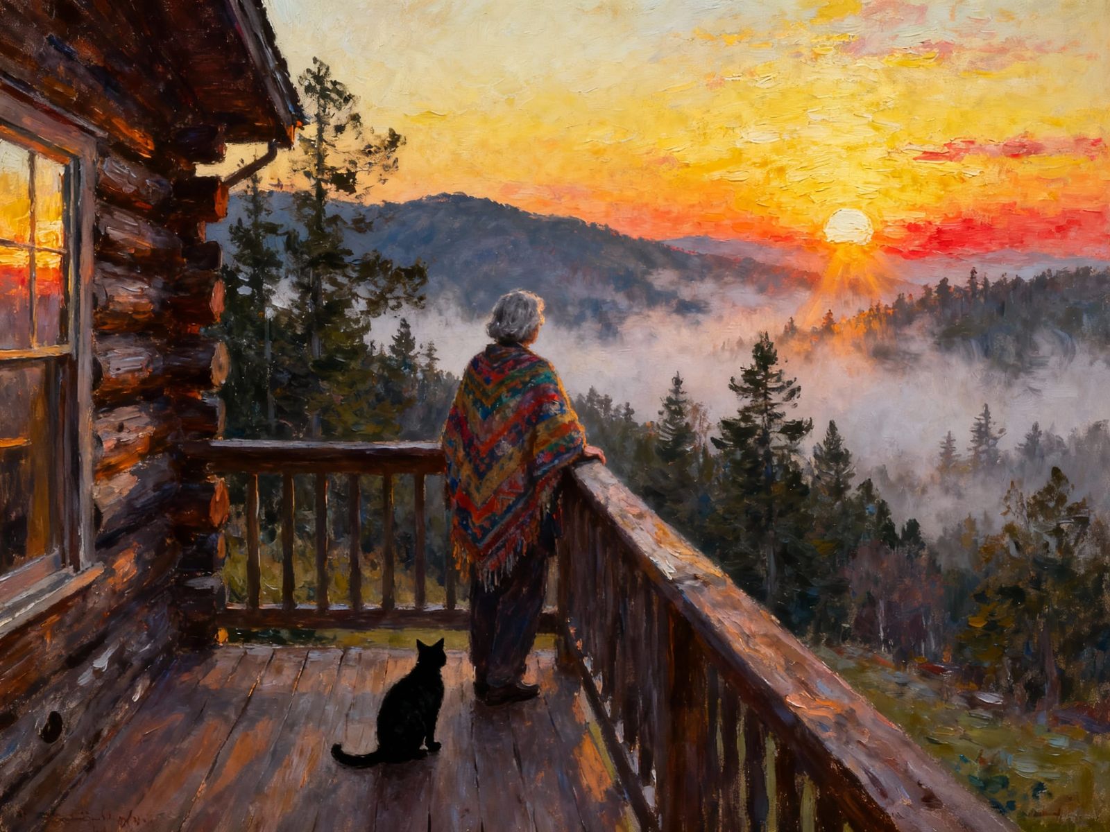 "She Watched the Sun Rise Like an Old Friend