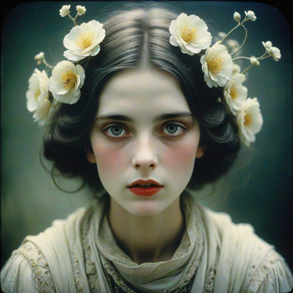 Autochrome Luminous Landscape in a Dreamlike Realm