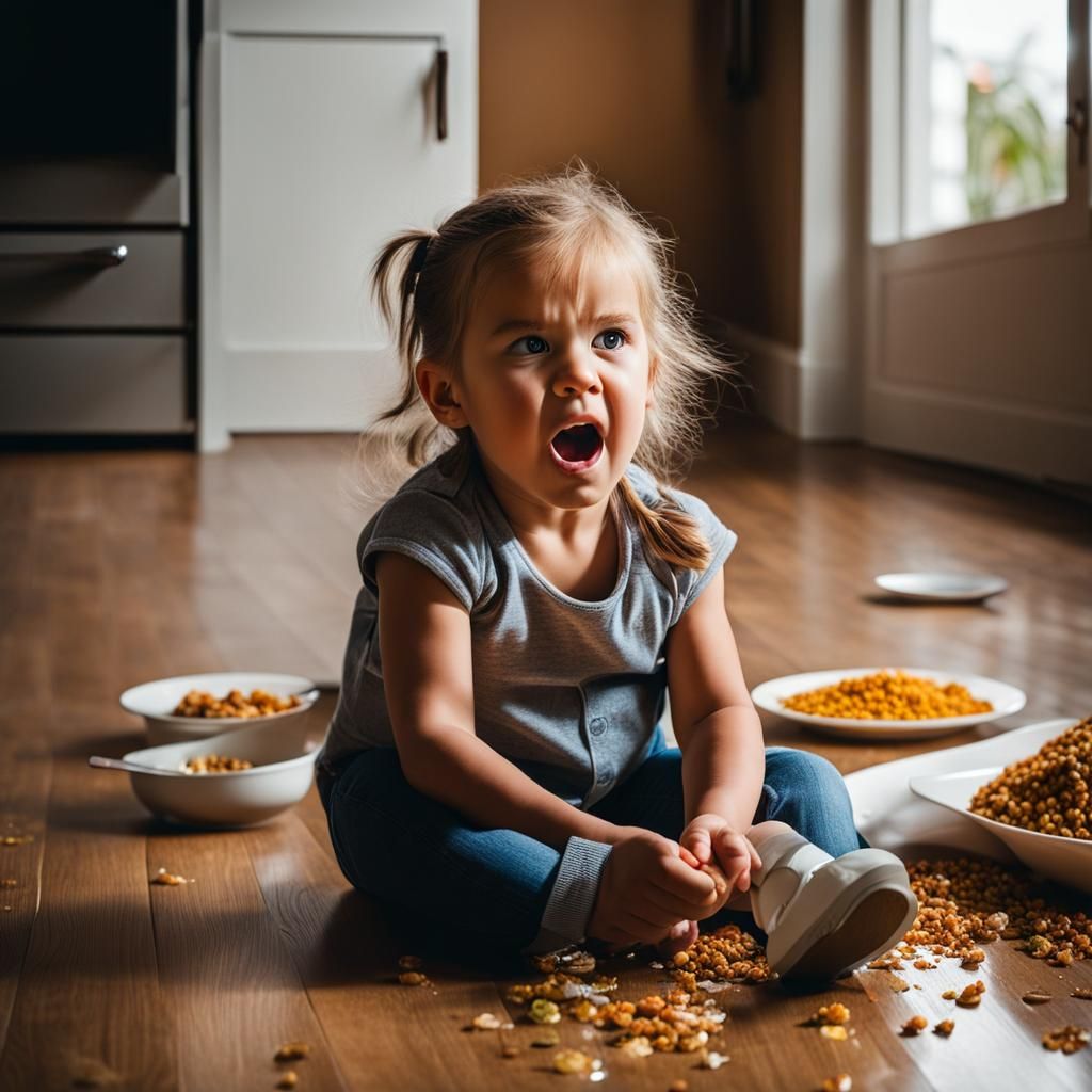 In gleam surrounding, portrait of a beautiful female (angry ...