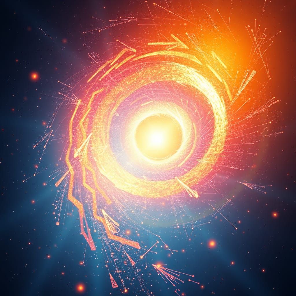 Motivational Book Cover with Swirling Arrows in Fantasy Art ...