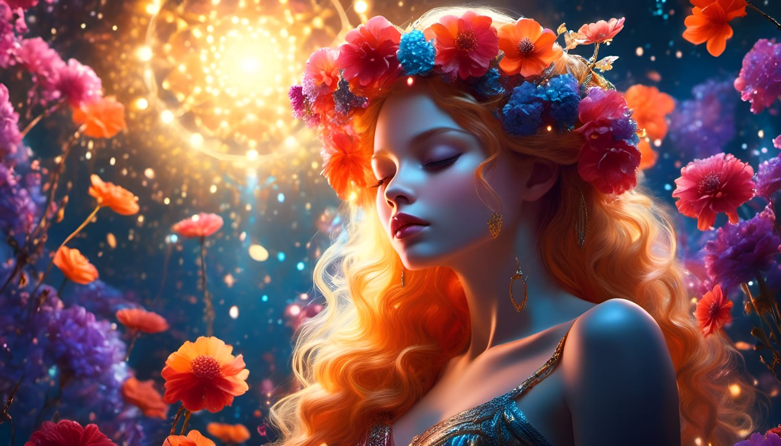 Heavenly Singer in Divine Light