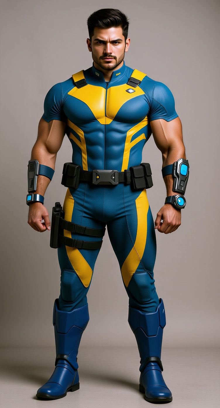 Indian Superhero Commando Druva with Gadget Suit