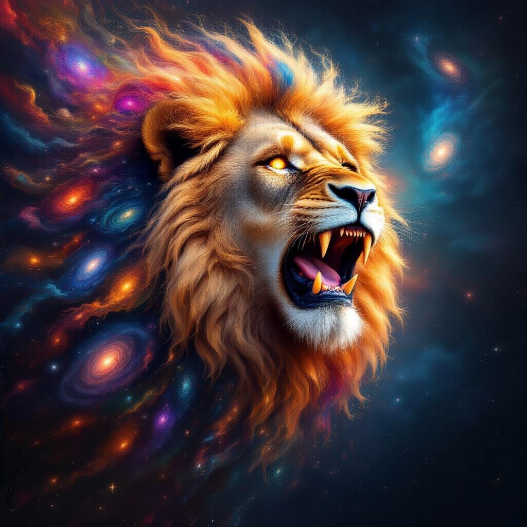 Cosmic Lion Roaring in a Galaxy of Nebulae