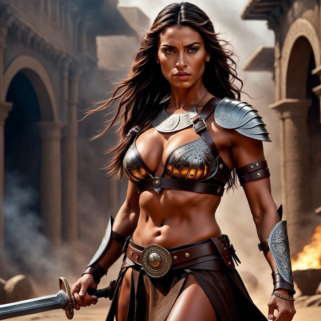 Lusitanian amazon swordswoman