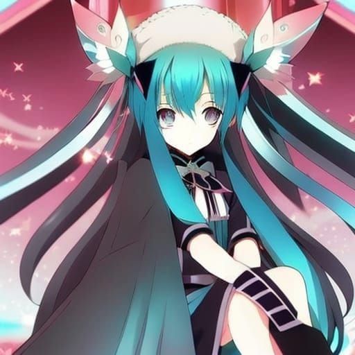 Anime edition Hatsune Miku Cat