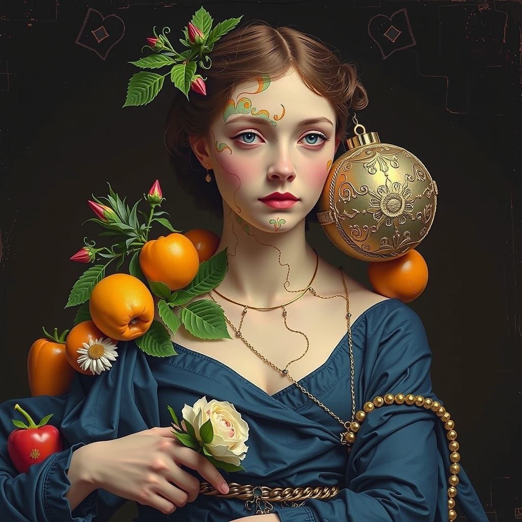 French Libertine Sculpture in Hyperrealistic Style