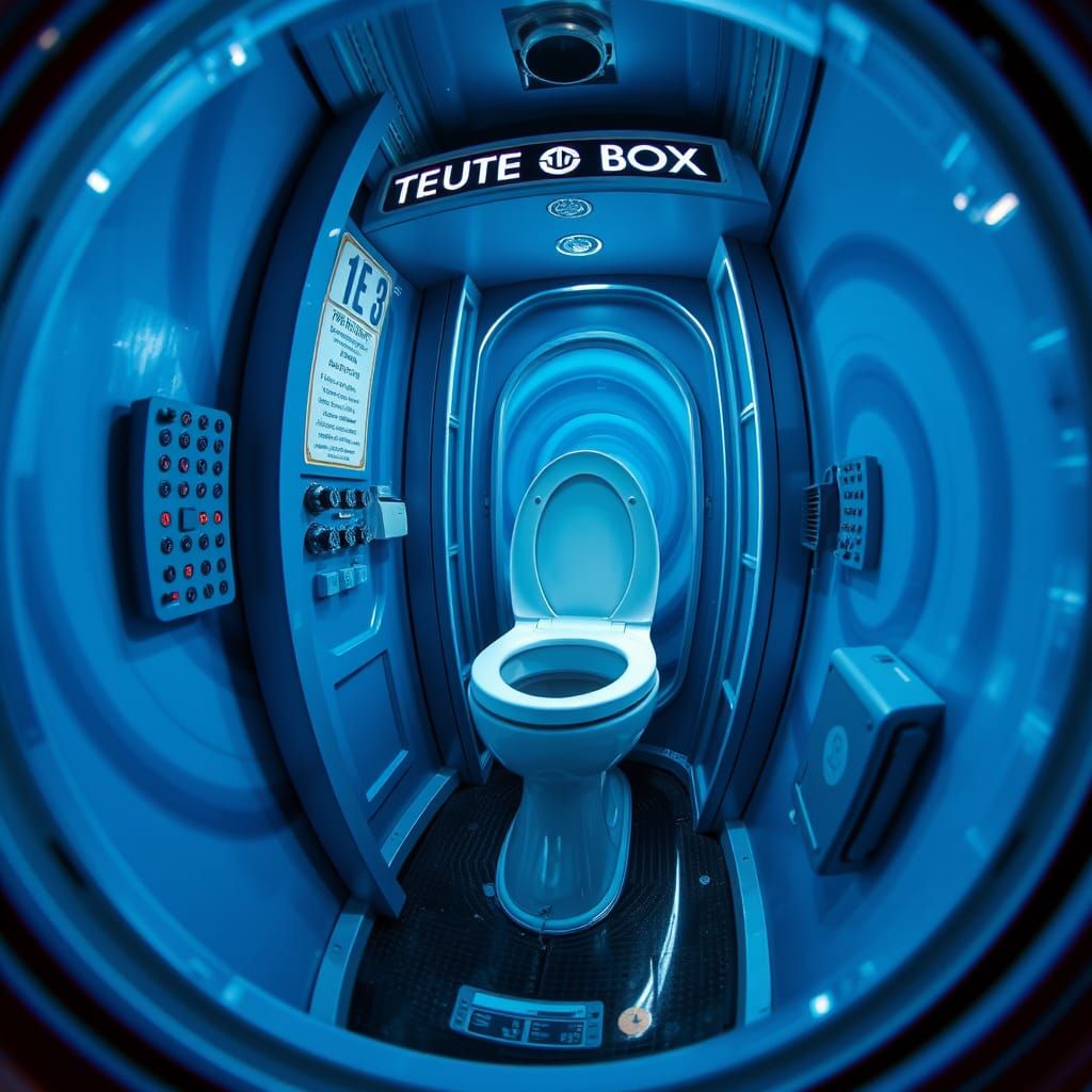 Tardis Toilet - Timeless Constipation