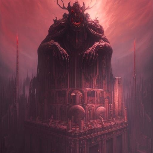 Court of the Crimson King: Dark Fantasy Art
