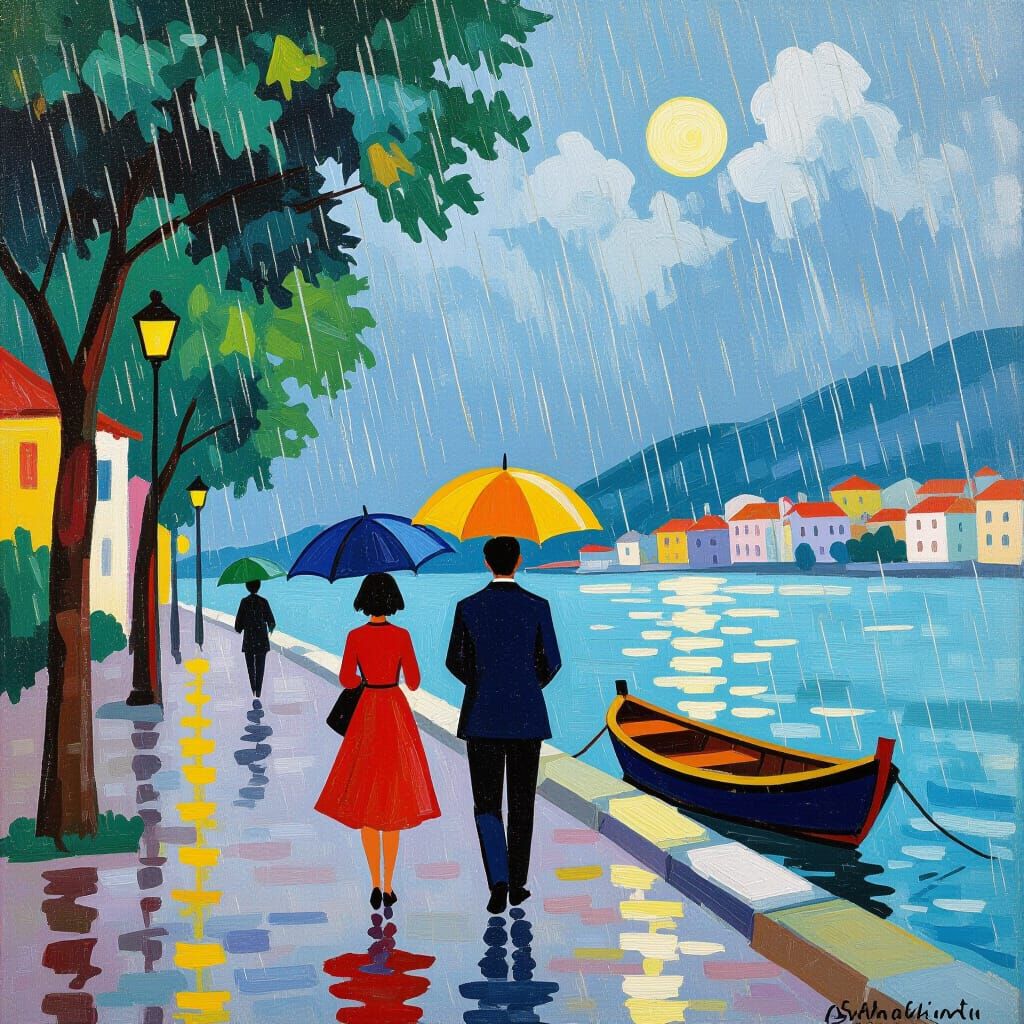 Summer Rain in New Neverlandia: Impressionistic Animation