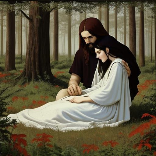 Jesus and Mary Magdalene