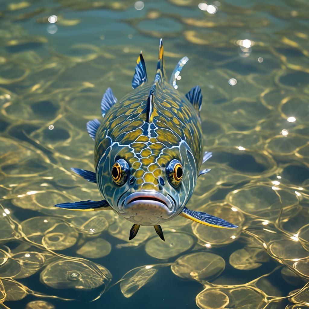 Vibrant Szedif Fish in Sunlit Water