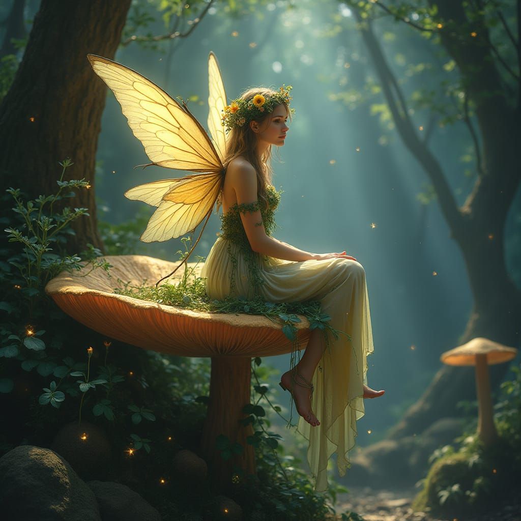 Fairy in the forest