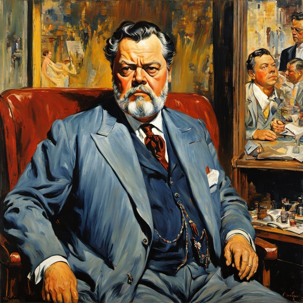 Orson Welles and two extra fingers