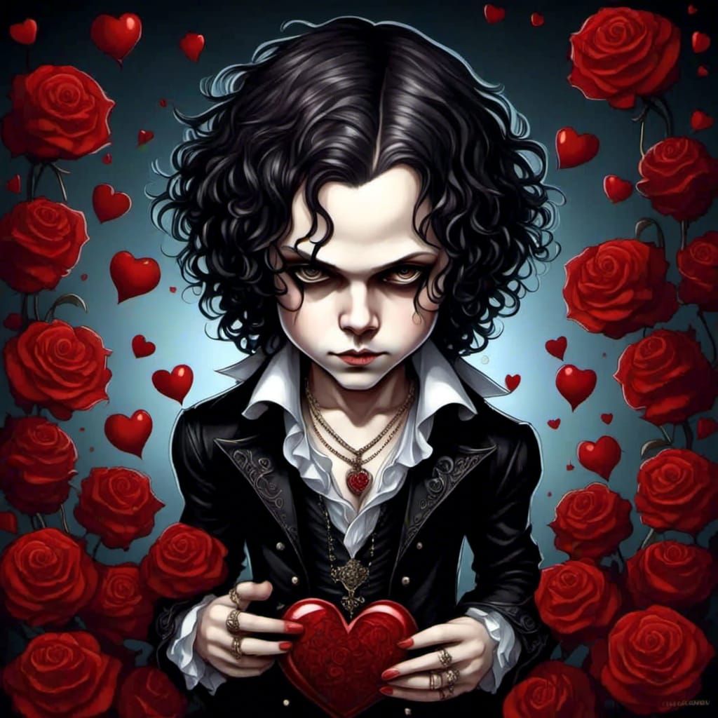 Chibi Ville Valo Valentine's Day Image