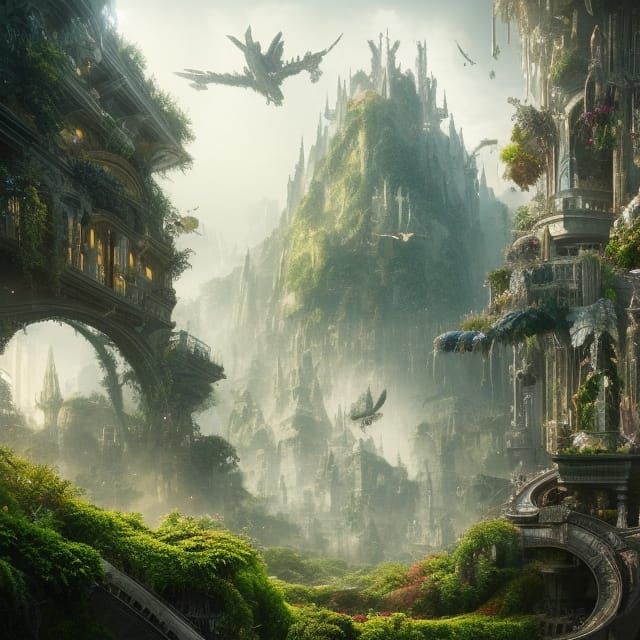 Lush Green City of the Future