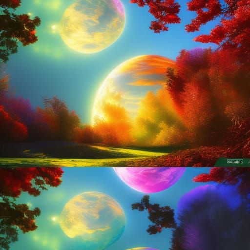 Tree in Glass Globe: Hyperdetailed Concept Art