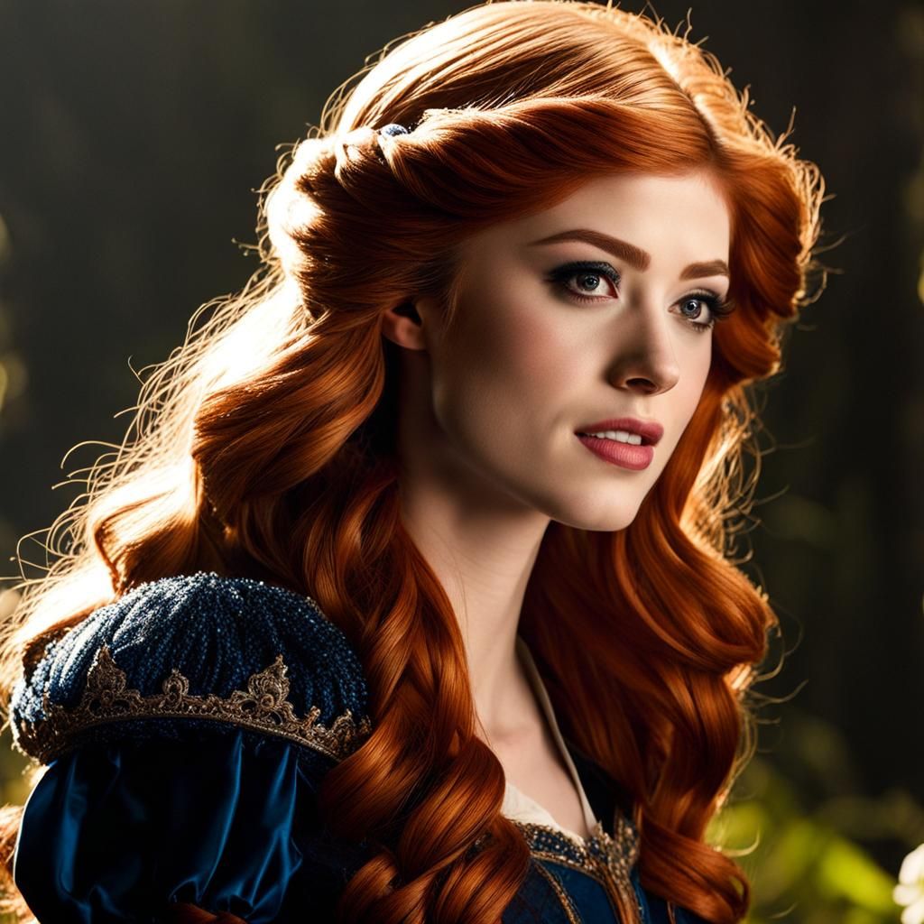 Katherine McNamara as Snow White Portrait