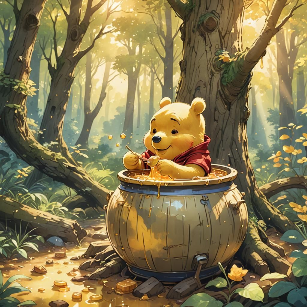 Winnie the Pooh: Kawaii Anime Honey Feast