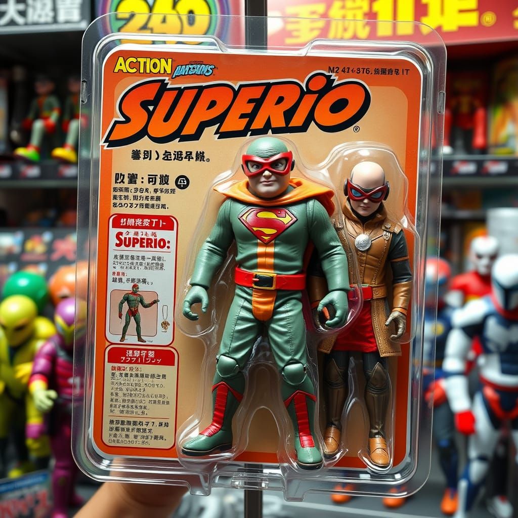 Action Figure Blister Pack - Superio