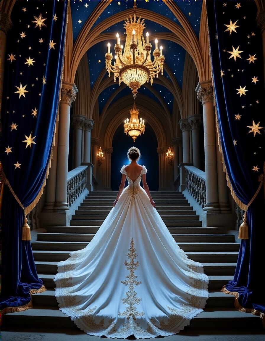 Her Processional Was Mariah Carey’s “Underneath The Stars”