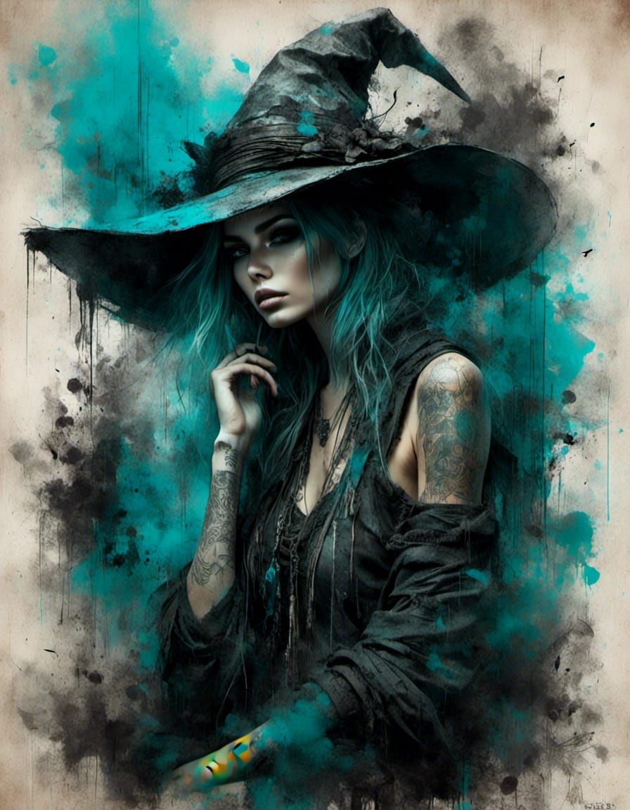 Grunge witch