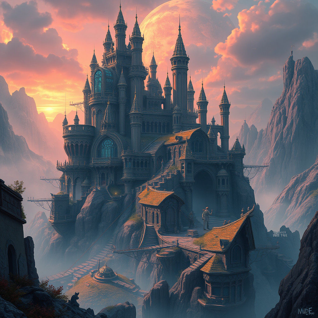 Mystical Realm: Fantasy Concept Art in 8K Resolution
