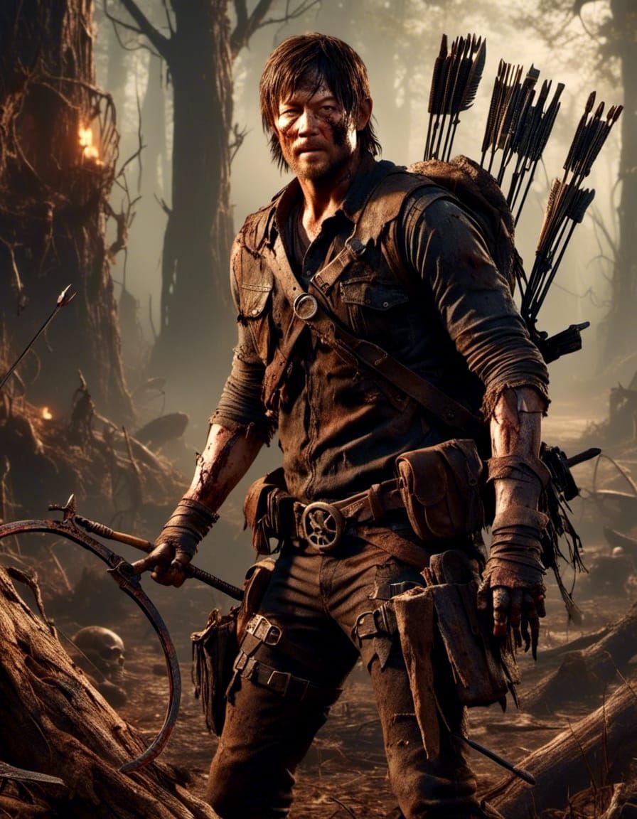 Daryl Dixon on the hunt