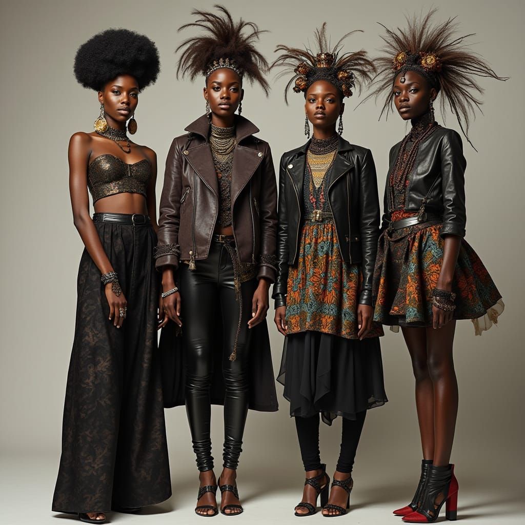 Afrofuturist Fashion Show: Nubian Culture Meets Black Metal ...