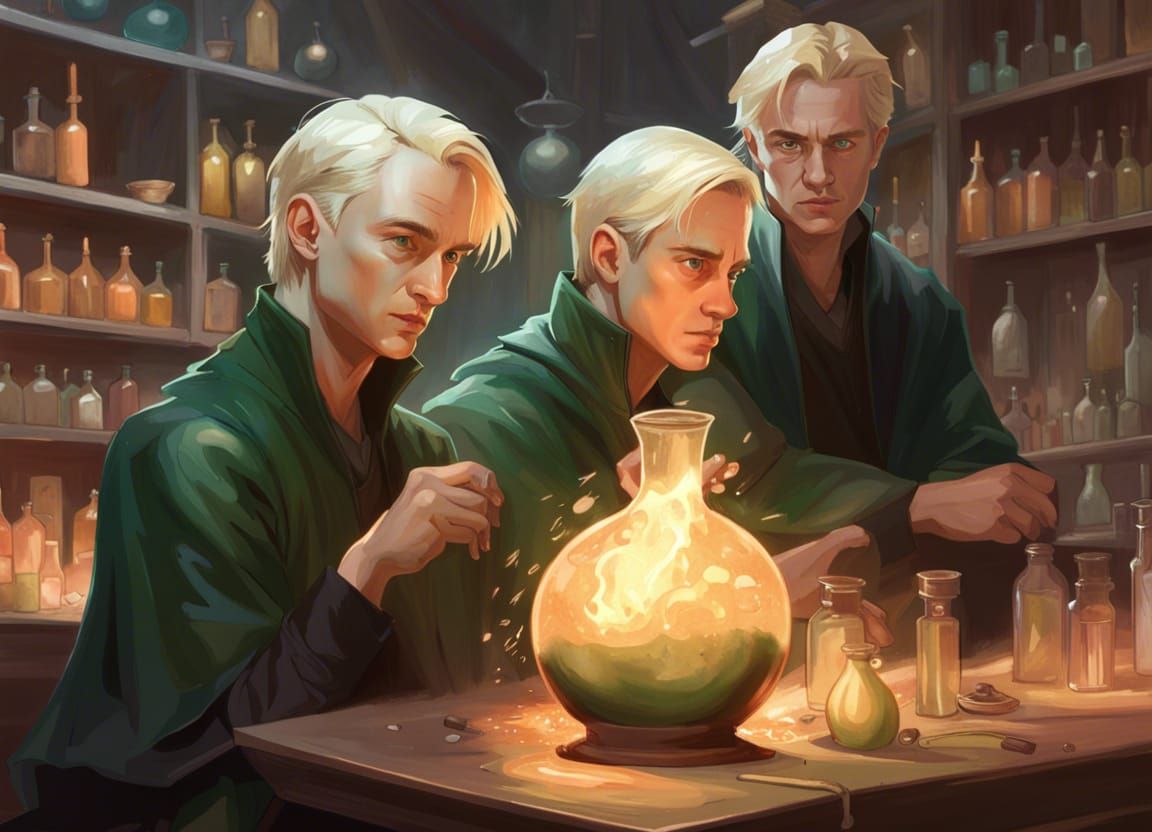 Draco Malfoy in Potions