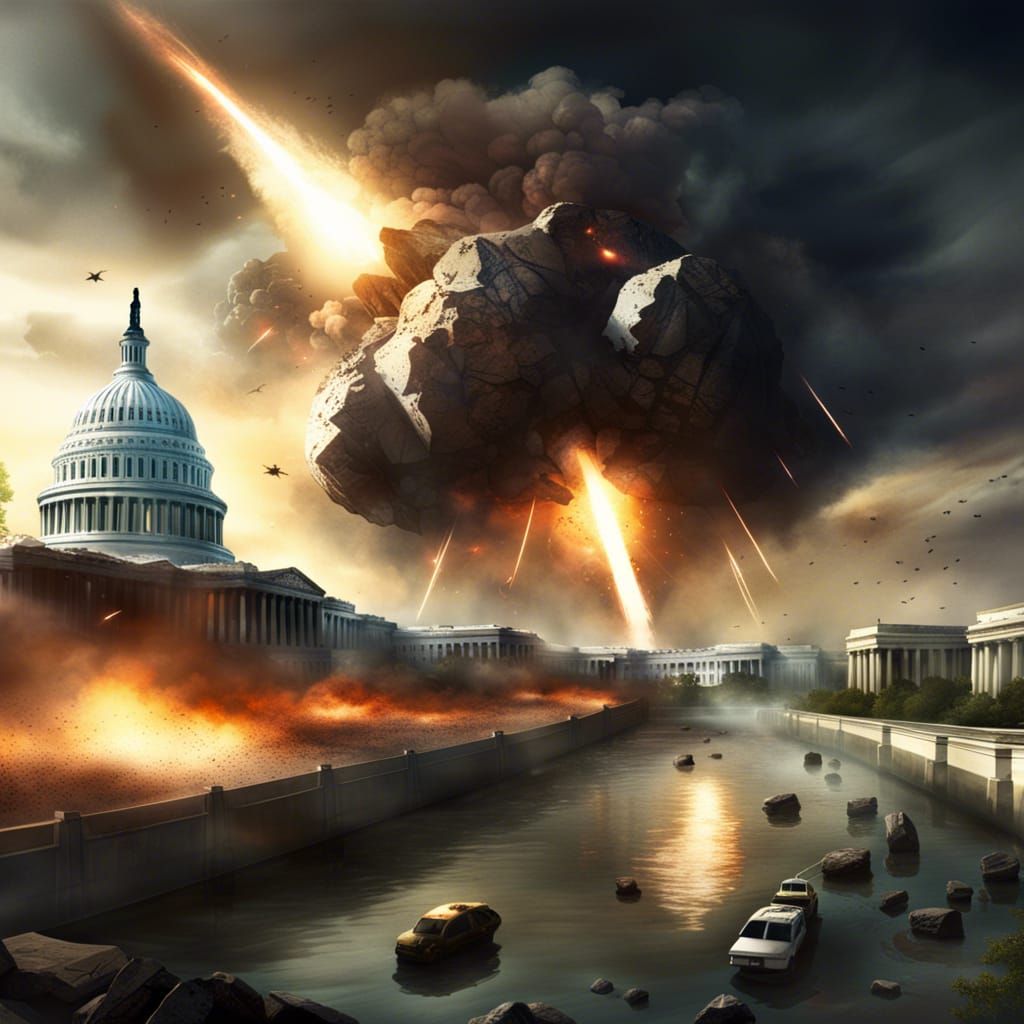 Apocalyptic Meteor Destroys Washington D.C.