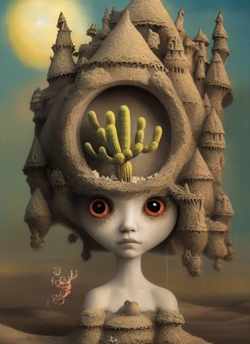 Sandcastle cacti Girl