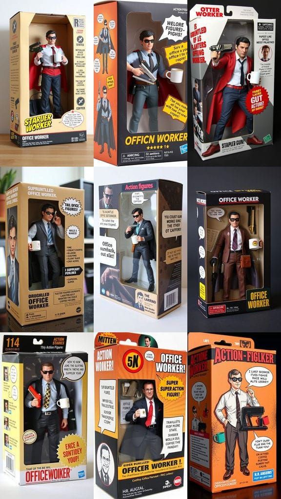 Disgruntled Office Worker Transformed into Dark Futuristic S...