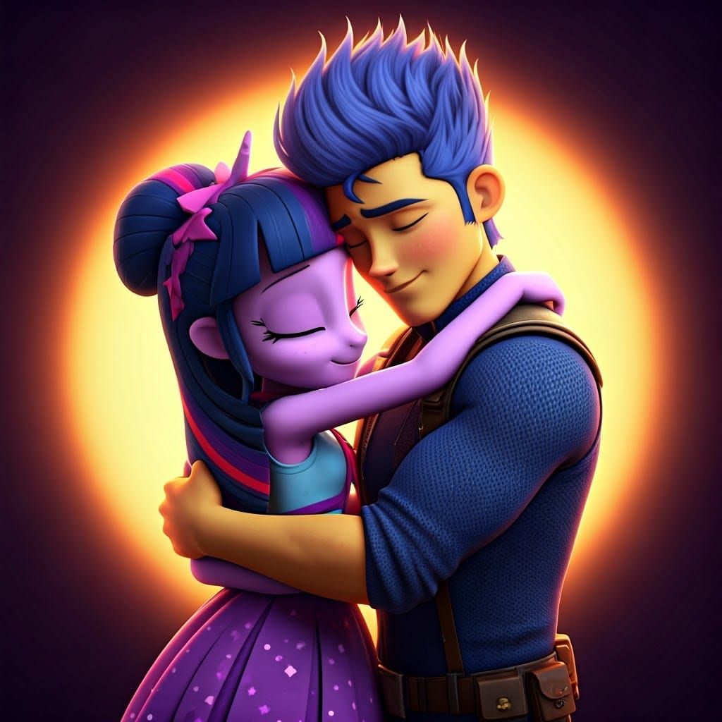 Twilight Sparkle and Flash Sentry Share a Tender Moment in V...