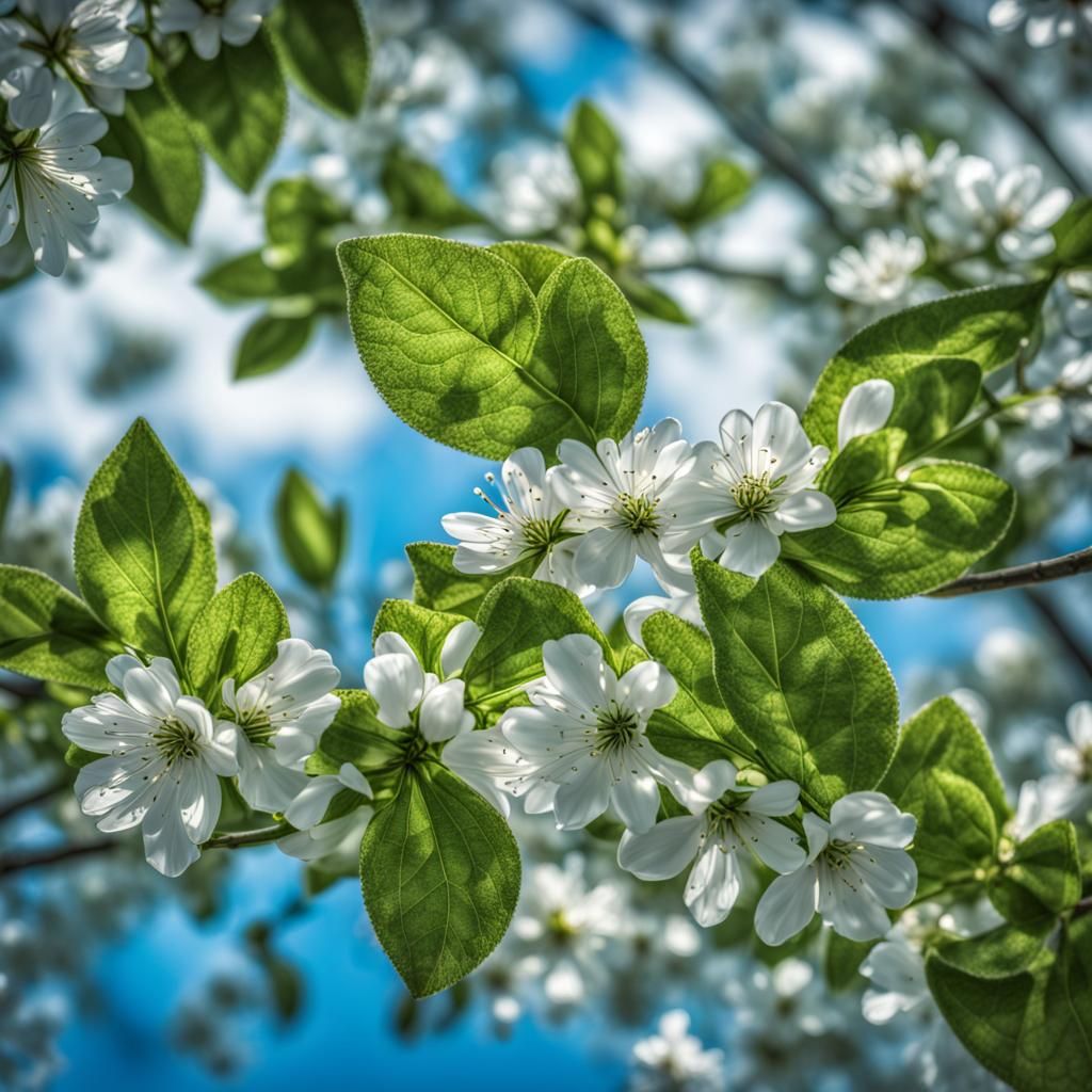 Vibrant Spring Bloom in Stunning HDR