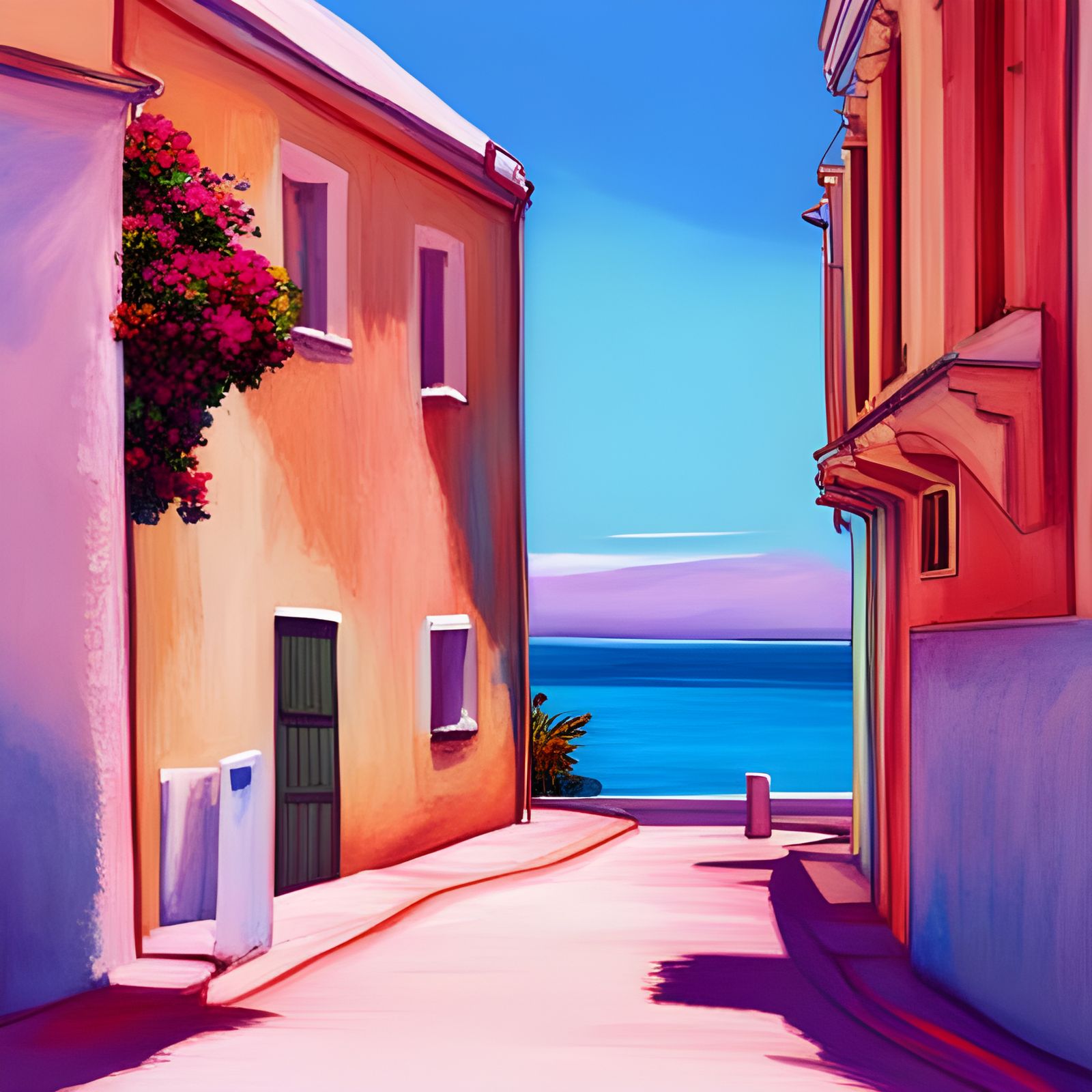 Saint Georges, Bermuda: Hopper-esque Seaside Village