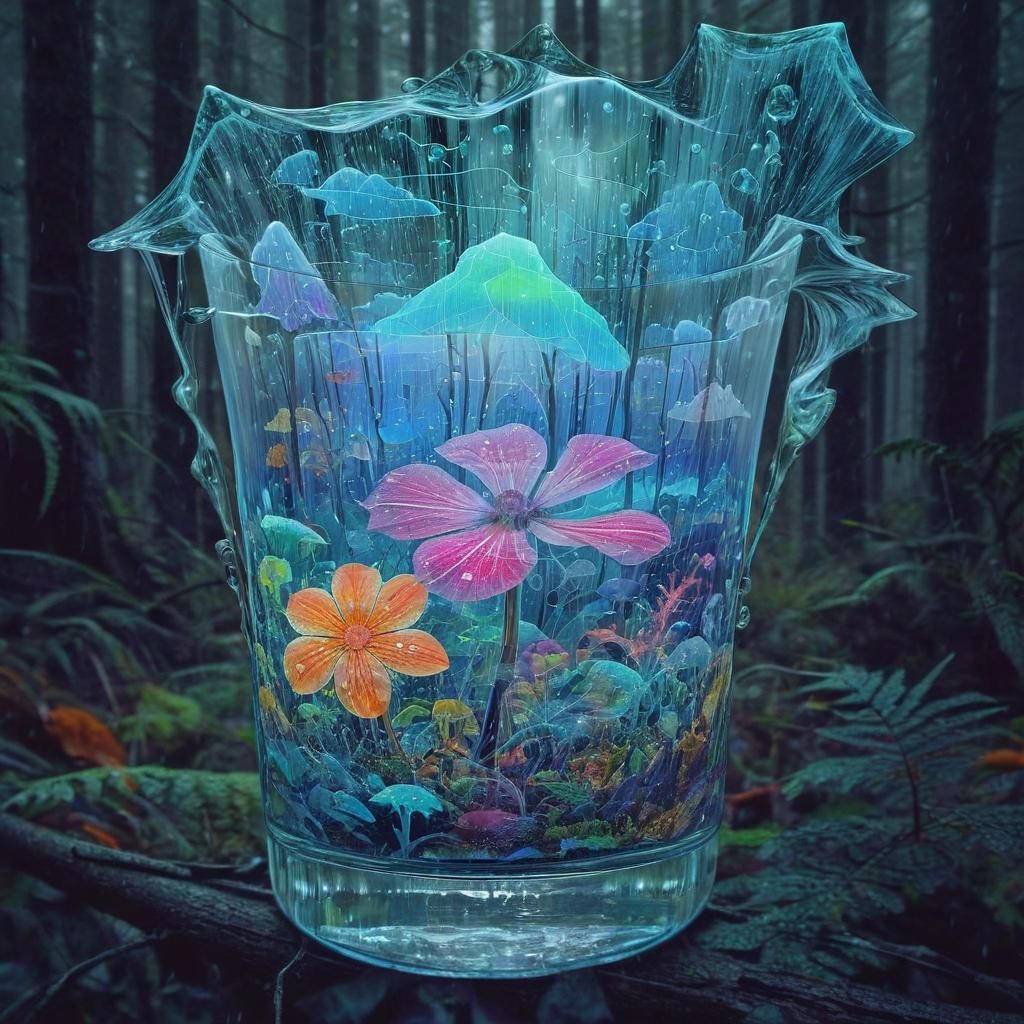 Flowers in a glass