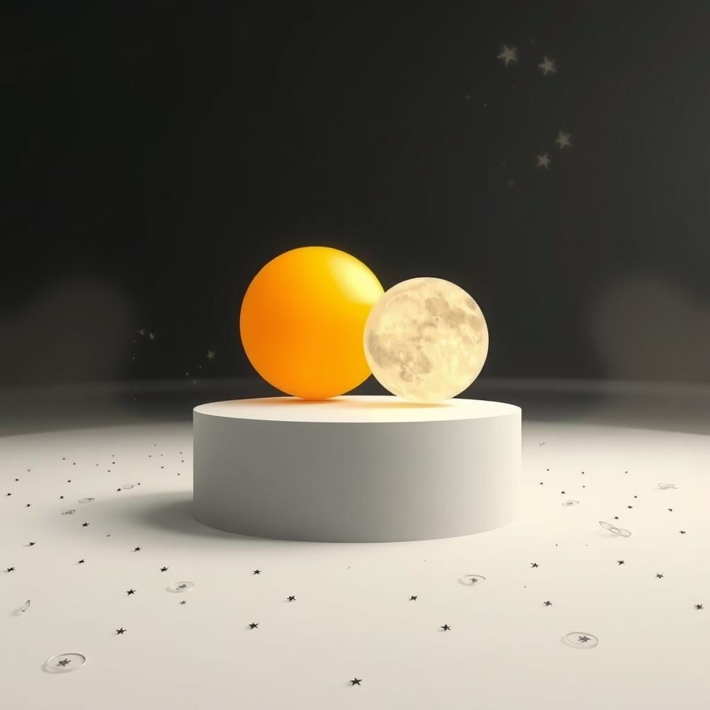 Sun and Moon Embark on a Cosmic Date