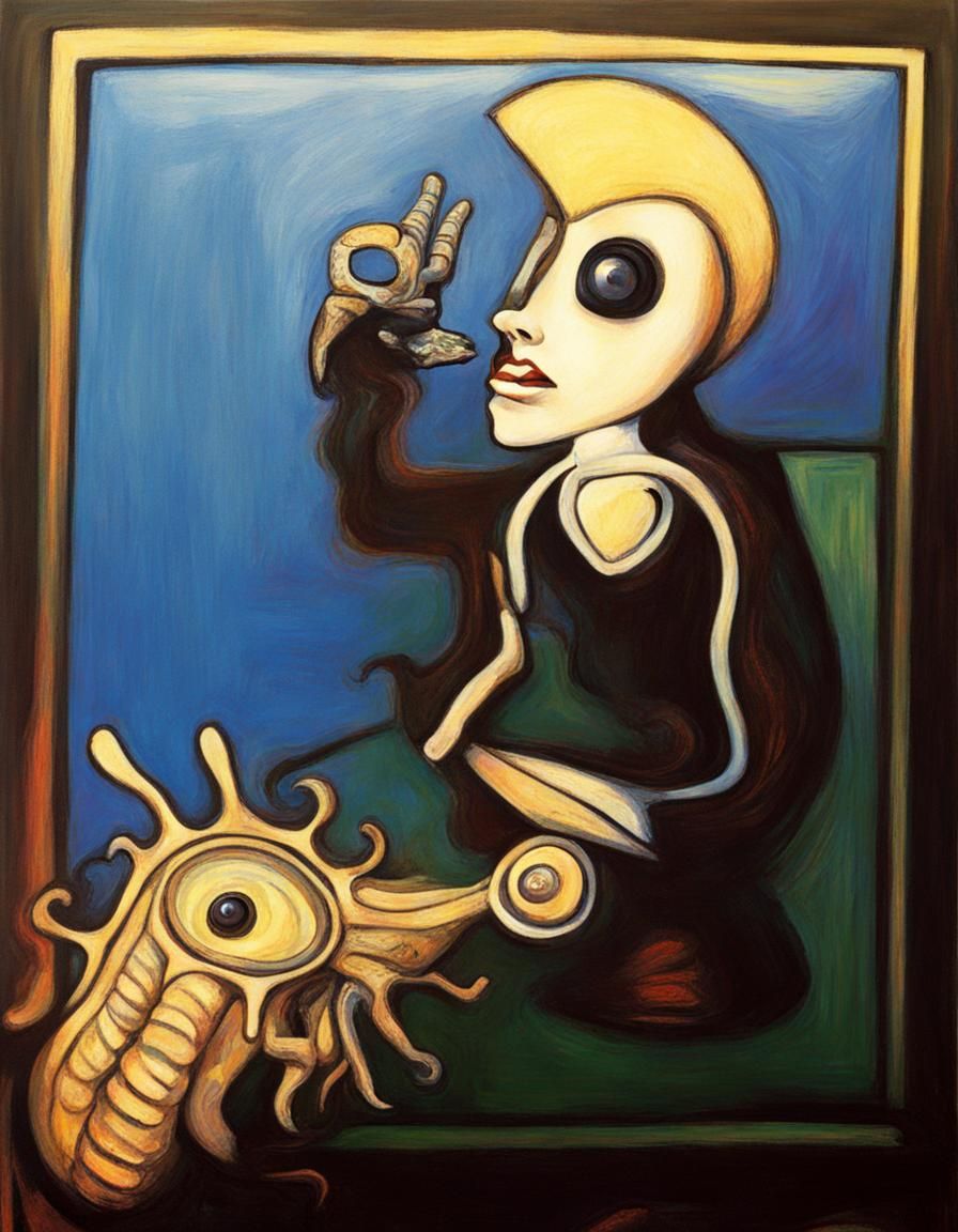 Pop Art Fauvism Biomechanical Composition