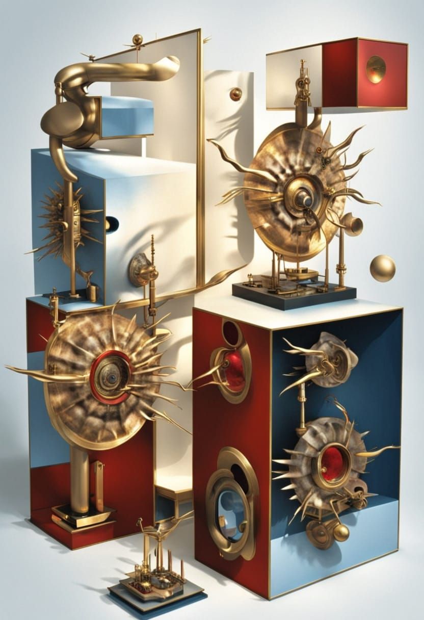 Sculpture assemblage from planet Zynthorik