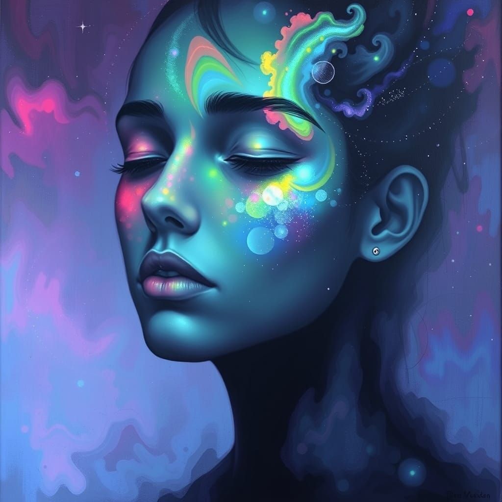 Nebulochromatic Pulse Art: Sensory Reactive Chromatic Shifts