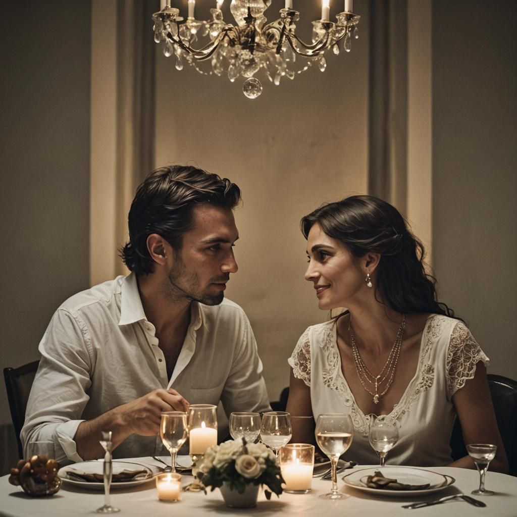 Romantic Dinner in Mannerism Style