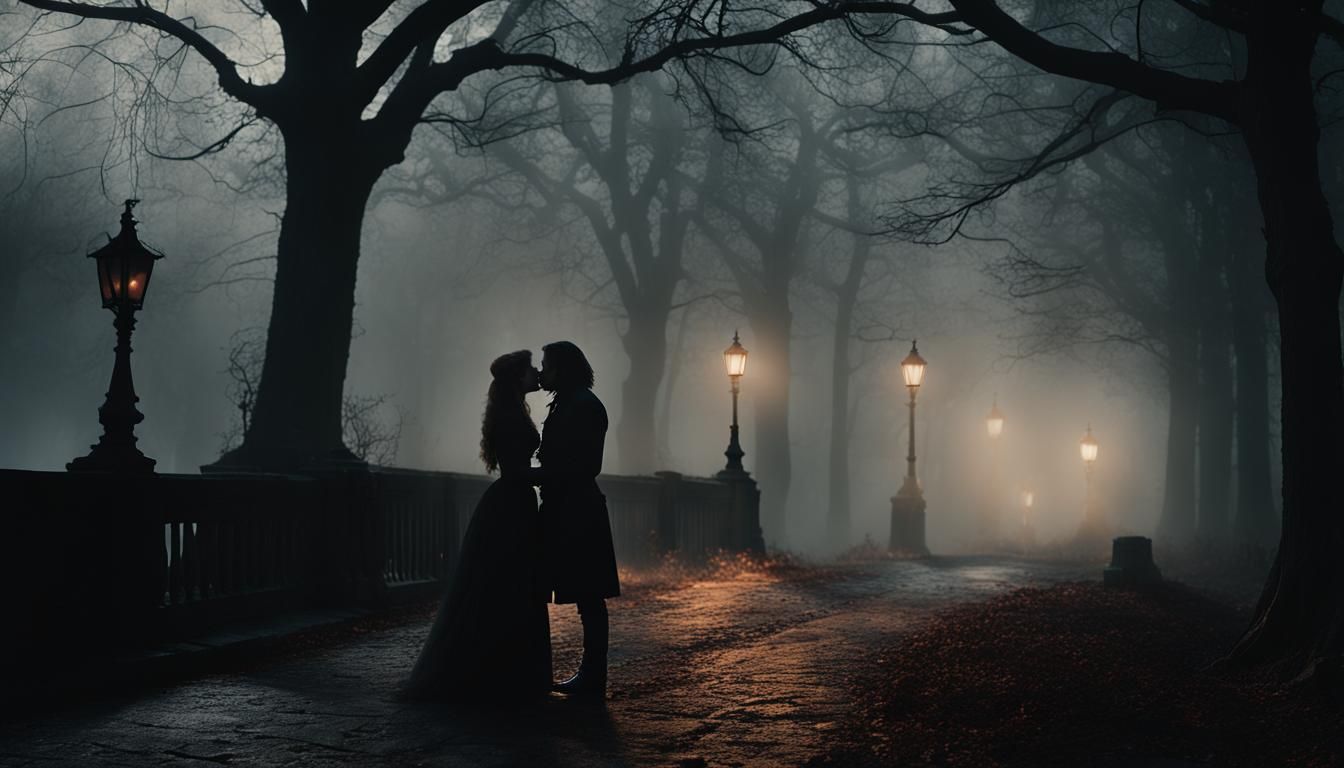Ichabod Crane Kiss in Sleepy Hollow: Gothic Horror
