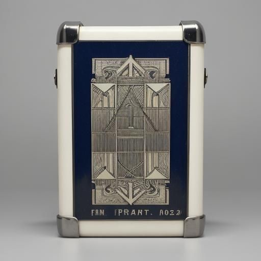 1930s Art Deco Frankart Cigarette Box